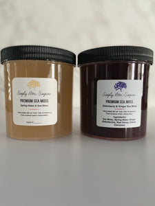 PREMIUM SEA MOSS Combo- Gold & Elderberry Ginger